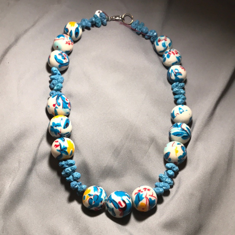 Handmade statement necklace!